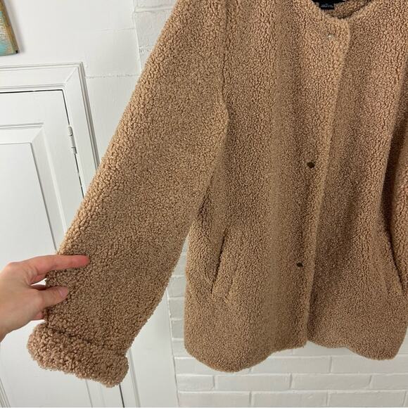Sanctuary Button Front Teddy Knit Jacket Size XL - Picture 4 of 9